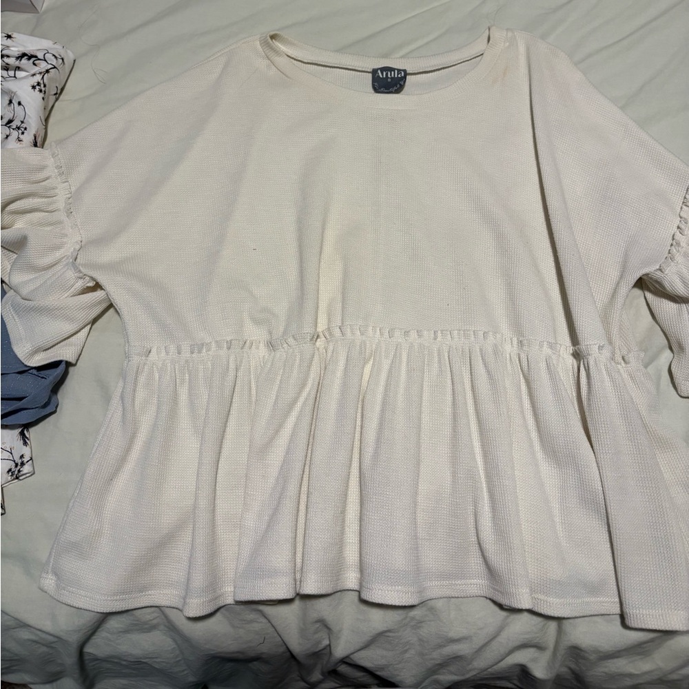 Arula Peplum Top